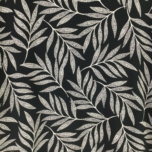 J. Jill Black and White Cardigan Sweater with Tropical Print Size L - Picture 5 of 12